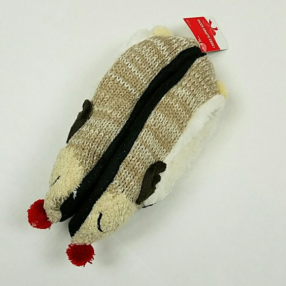 Ladies rudolph reindeer slipper socks NWT - Picture 5 of 6